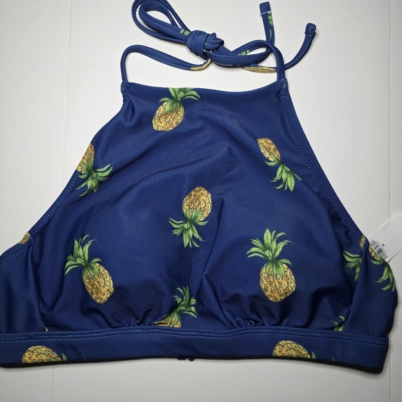 Old Navy Pineapple Swimsuit 2 Piece Sz M NWT - Picture 1 of 10